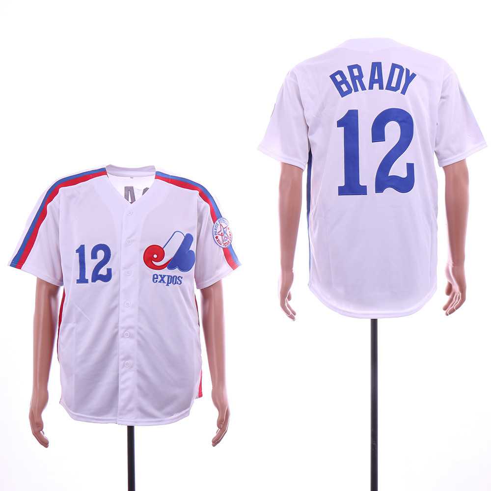Expos 12 Tom Brady White Throwback Jersey Dzhi,We sell and wholesale Expos 12 Tom Brady White Throwback Jersey Dzhi on line form chian!